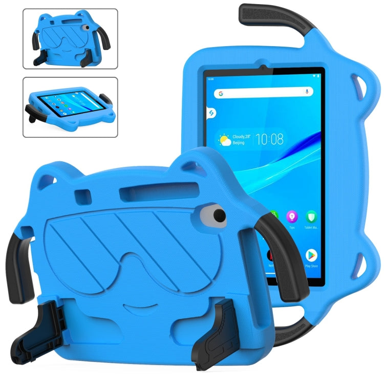 For Lenovo Tab M8 HD 8505F/X8705F 2rd Gen Ice Baby EVA Shockproof Hard PC Tablet Case(Sky Blue+Black)