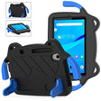 For Lenovo Tab M8 HD 8505F/X8705F 2rd Gen Ice Baby EVA Shockproof Hard PC Tablet Case(Black+Blue) - Lenovo by PMC TechLife | Online Shopping South Africa | PMC TechLife | Buy Now Pay Later Mobicred