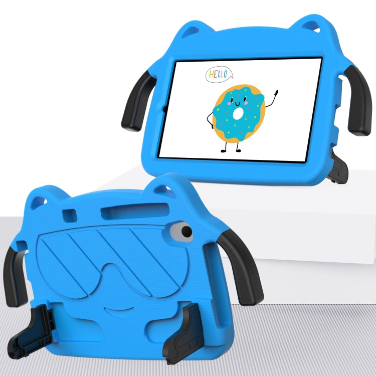 For Lenovo Tab M8 8506X 3rd Gen Ice Baby EVA Shockproof Hard PC Tablet Case(Sky Blue+Black)