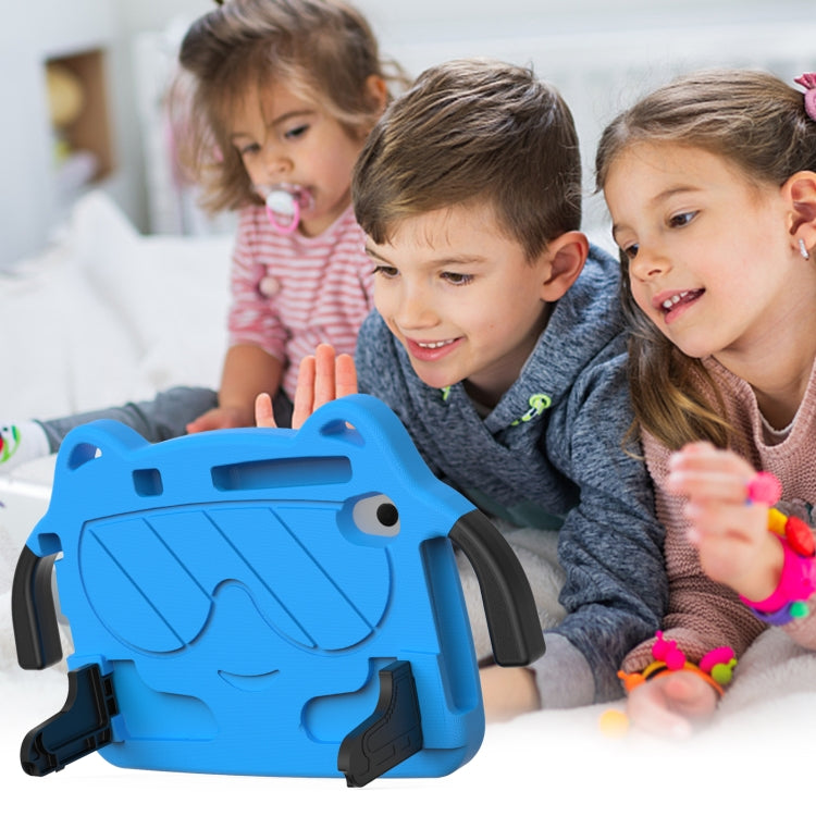 For Lenovo Tab M8 8506X 3rd Gen Ice Baby EVA Shockproof Hard PC Tablet Case(Sky Blue+Black)