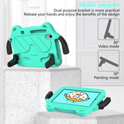For Lenovo Tab M8 8506X 3rd Gen Ice Baby EVA Shockproof Hard PC Tablet Case(Mint Green+Black)
