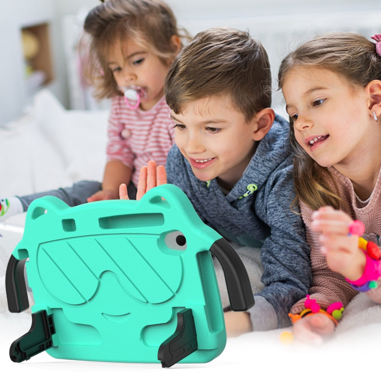 For Lenovo Tab M8 8506X 3rd Gen Ice Baby EVA Shockproof Hard PC Tablet Case(Mint Green+Black)