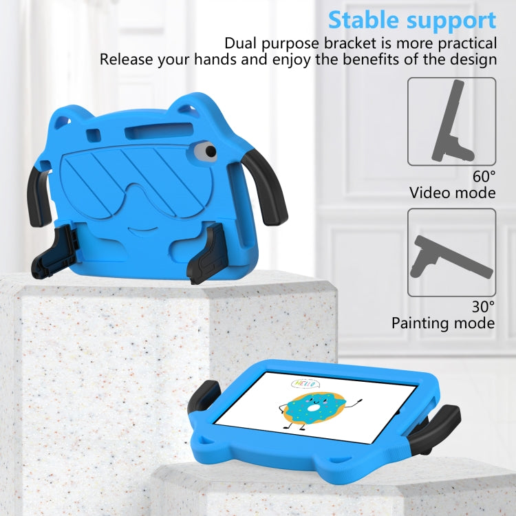For TCL LE 2023 / Tab 8 2022 Ice Baby EVA Shockproof Hard PC Tablet Case(Sky Blue+Black)