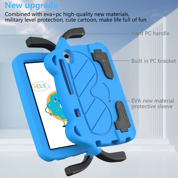 For TCL LE 2023 / Tab 8 2022 Ice Baby EVA Shockproof Hard PC Tablet Case(Sky Blue+Black)