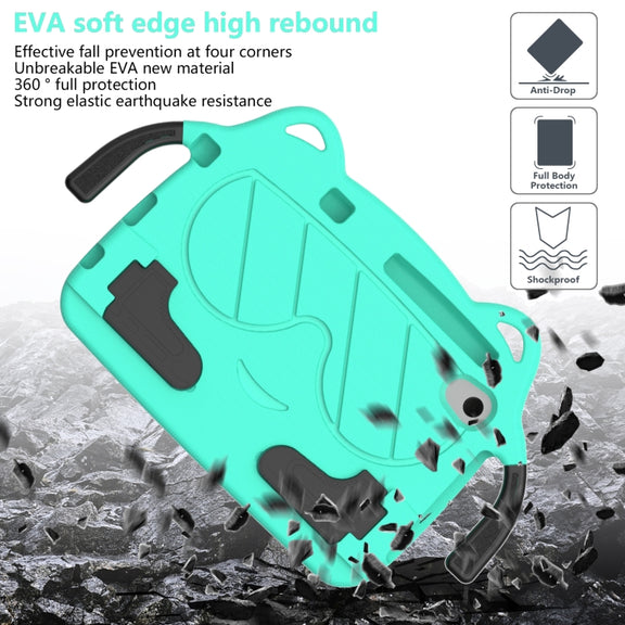 For TCL LE 2023 / Tab 8 2022 Ice Baby EVA Shockproof Hard PC Tablet Case(Mint Green+Black)