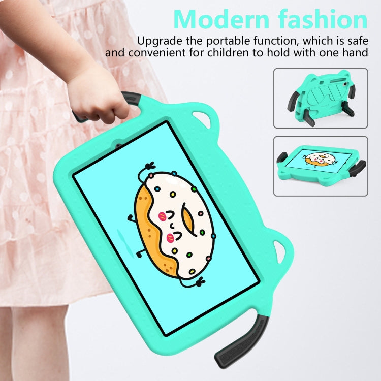 For TCL LE 2023 / Tab 8 2022 Ice Baby EVA Shockproof Hard PC Tablet Case(Mint Green+Black)