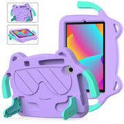 For TCL LE 2023 / Tab 8 2022 Ice Baby EVA Shockproof Hard PC Tablet Case(Light Purple+Mint Green)
