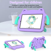 For TCL LE 2023 / Tab 8 2022 Ice Baby EVA Shockproof Hard PC Tablet Case(Light Purple+Mint Green)