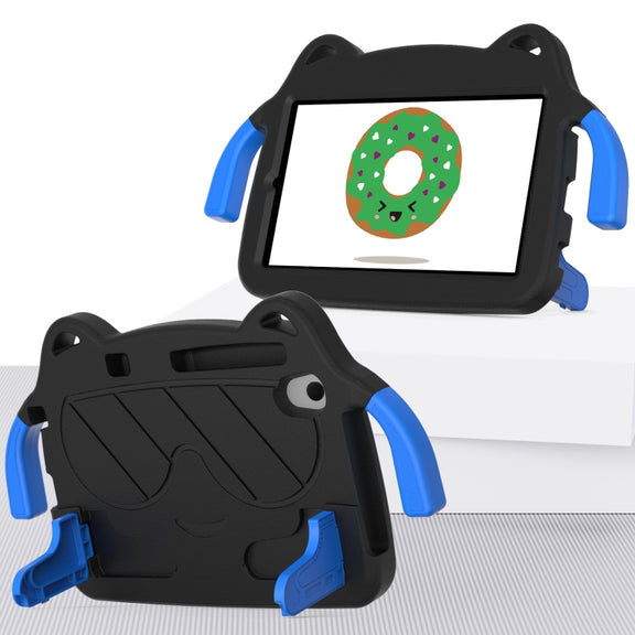 For TCL LE 2023 / Tab 8 2022 Ice Baby EVA Shockproof Hard PC Tablet Case(Black+Blue)
