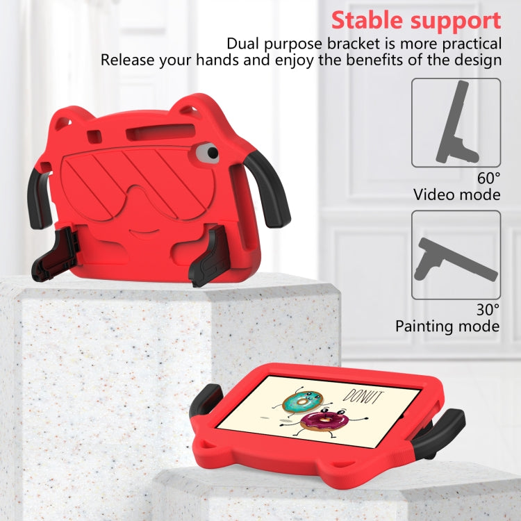 For TCL LE 2023 / Tab 8 2022 Ice Baby EVA Shockproof Hard PC Tablet Case(Red+Black)