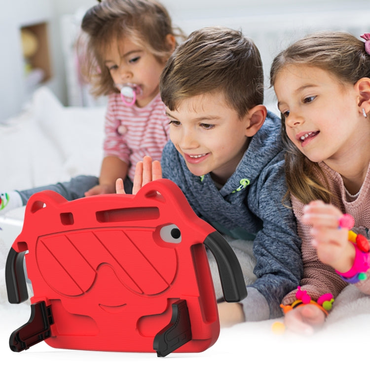 For TCL LE 2023 / Tab 8 2022 Ice Baby EVA Shockproof Hard PC Tablet Case(Red+Black)