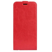 For iPhone 16e R64 Texture Single Vertical Flip Leather Phone Case(Red)