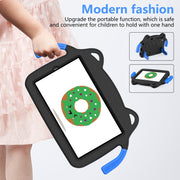 For Huawei MediaPad M5 Lite 8.0 Ice Baby EVA Shockproof Hard PC Tablet Case(Black+Blue)