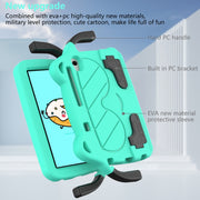 For Huawei MediaPad M6 8.4 2019/2020 Ice Baby EVA Shockproof Hard PC Tablet Case(Mint Green+Black)