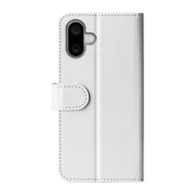 For iPhone 16 R64 Texture Horizontal Flip Leather Phone Case(White)