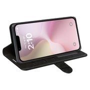For iPhone 16e R64 Texture Horizontal Flip Leather Phone Case(Black)