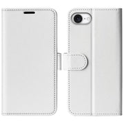 For iPhone 16e R64 Texture Horizontal Flip Leather Phone Case(White)