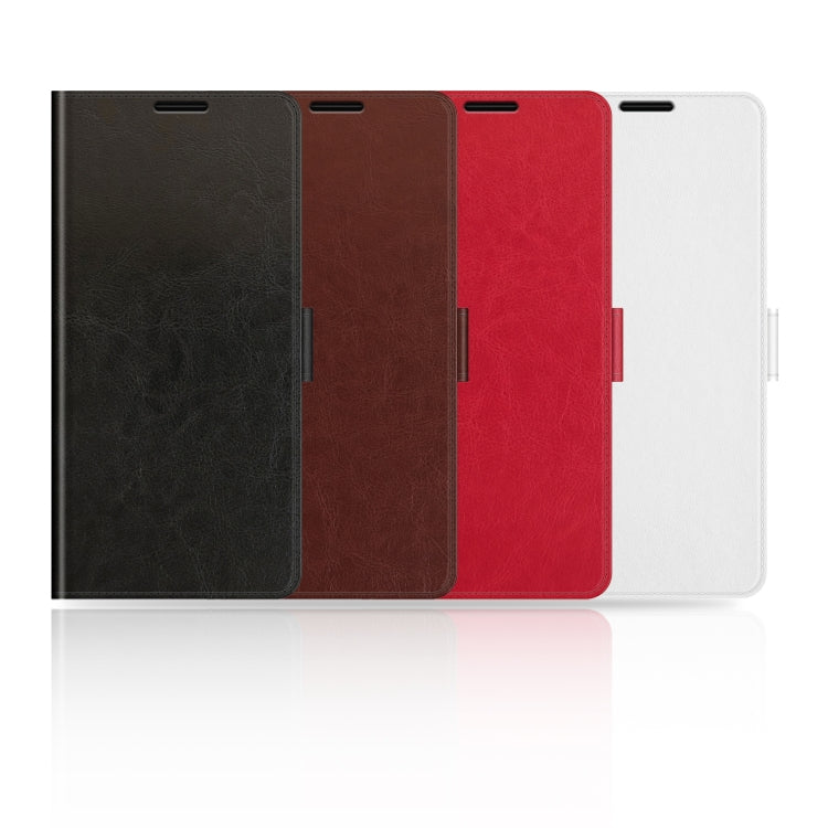 For iPhone 16 R64 Texture Horizontal Flip Leather Phone Case(White)