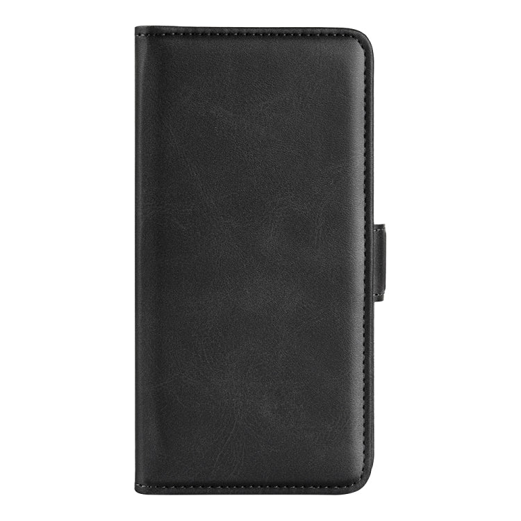 For iPhone 16 Pro Dual-side Magnetic Buckle Horizontal Flip Leather Phone Case(Black)
