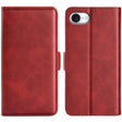 For iPhone 16e Dual-side Magnetic Buckle Horizontal Flip Leather Phone Case(Red) - free shipping - PMC TechLife - Order now!