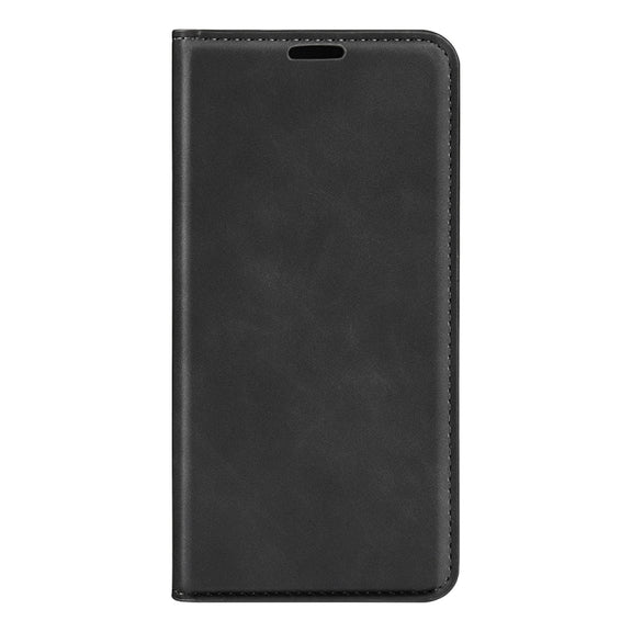 For iPhone 16 Pro Max Retro-skin Magnetic Suction Leather Phone Case(Black)