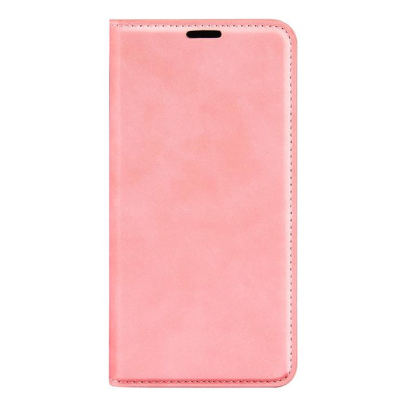 For iPhone 16e Retro-skin Magnetic Suction Leather Phone Case(Pink)