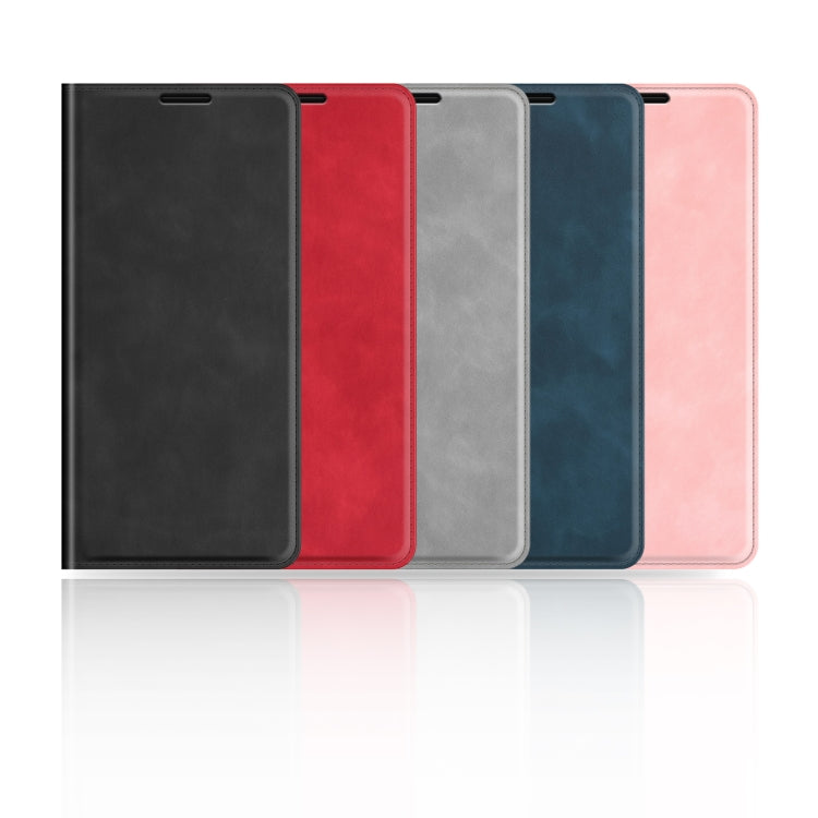 For iPhone 16 Pro Max Retro-skin Magnetic Suction Leather Phone Case(Black)