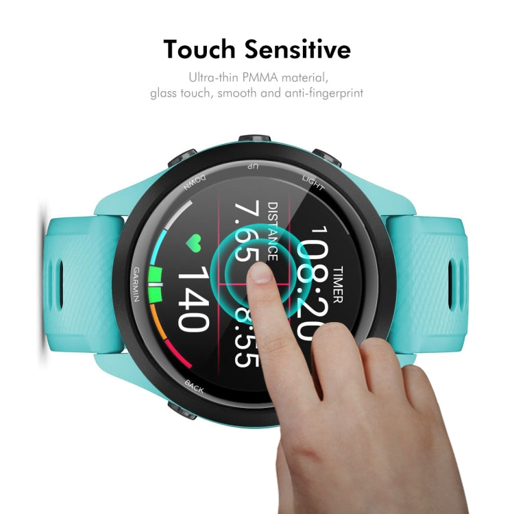 For Garmin Forerunner 265S ENKAY 3D Full Coverage Soft PC Edge PMMA HD Screen Protector Film