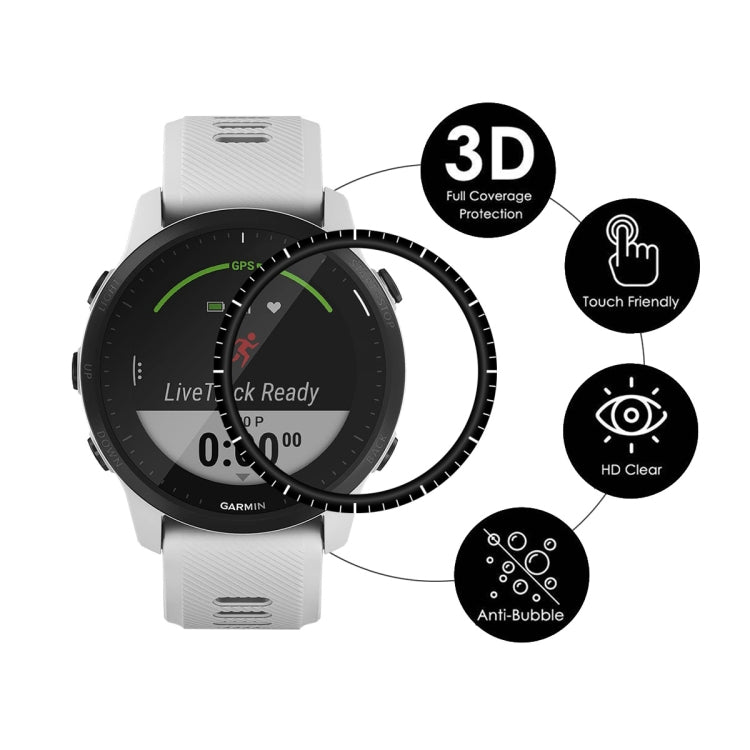 For Garmin Forerunner 945 ENKAY 3D Full Coverage Soft PC Edge PMMA HD Screen Protector Film