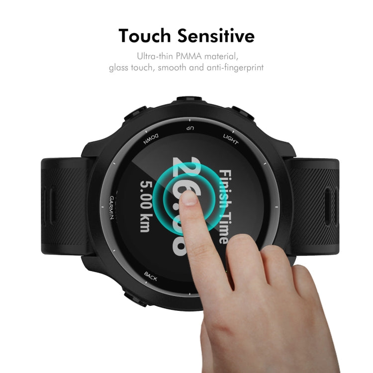 For Garmin Forerunner 158 ENKAY 3D Full Coverage Soft PC Edge PMMA HD Screen Protector Film
