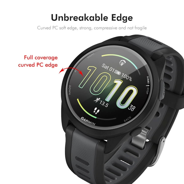 For Garmin Forerunner 165 / 165 Music ENKAY 3D Full Coverage Soft PC Edge PMMA HD Screen Protector Film