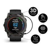 For Garmin Fenix 7 Pro 2pcs ENKAY 3D Full Coverage Soft PC Edge PMMA HD Screen Protector Film
