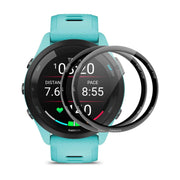 For Garmin Forerunner 245 / 245 Music 2pcs ENKAY 3D Full Coverage Soft PC Edge PMMA HD Screen Protector Film