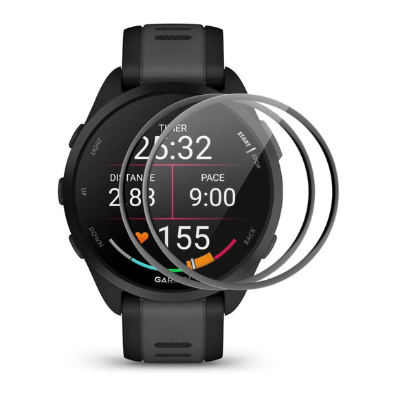For Garmin Forerunner 165 / 165 Music 2pcs ENKAY 3D Full Coverage Soft PC Edge PMMA HD Screen Protector Film