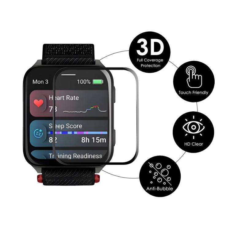 For Garmin Venu X1 2pcs ENKAY 3D Full Coverage Soft PC Edge PMMA HD Screen Protector Film