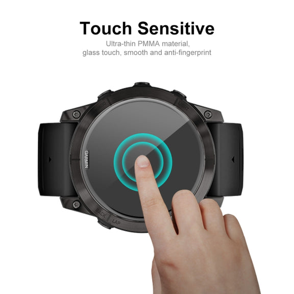 For Garmin Epix Pro Gen 2 42mm 5pcs ENKAY 3D Full Coverage Soft PC Edge PMMA HD Screen Protector Film