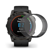 For Garmin Fenix 7X Pro 5pcs ENKAY 3D Full Coverage Soft PC Edge PMMA HD Screen Protector Film