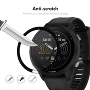 For Garmin Forerunner 955 / 955 Solar 5pcs ENKAY 3D Full Coverage Soft PC Edge PMMA HD Screen Protector Film