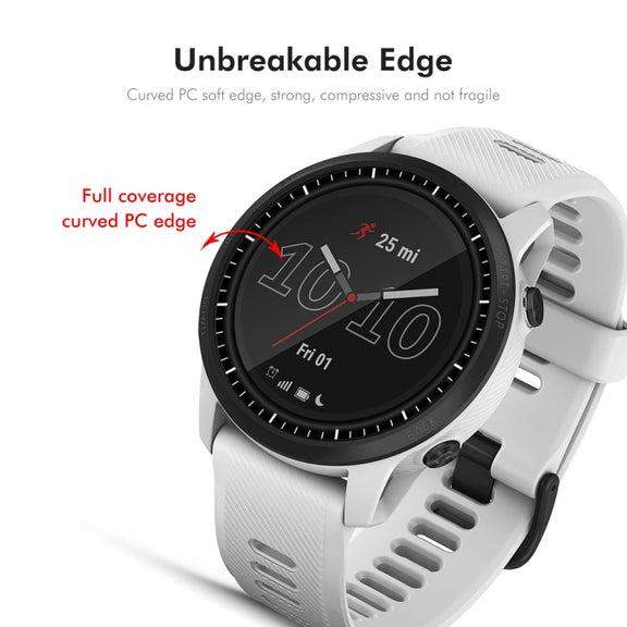 For Garmin Forerunner 945 5pcs ENKAY 3D Full Coverage Soft PC Edge PMMA HD Screen Protector Film