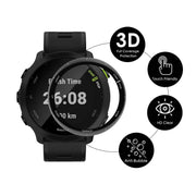 For Garmin Forerunner 158 5pcs ENKAY 3D Full Coverage Soft PC Edge PMMA HD Screen Protector Film