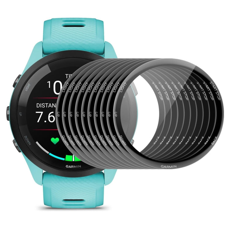 For Garmin Forerunner 265S 10pcs ENKAY 3D Full Coverage Soft PC Edge PMMA HD Screen Protector Film