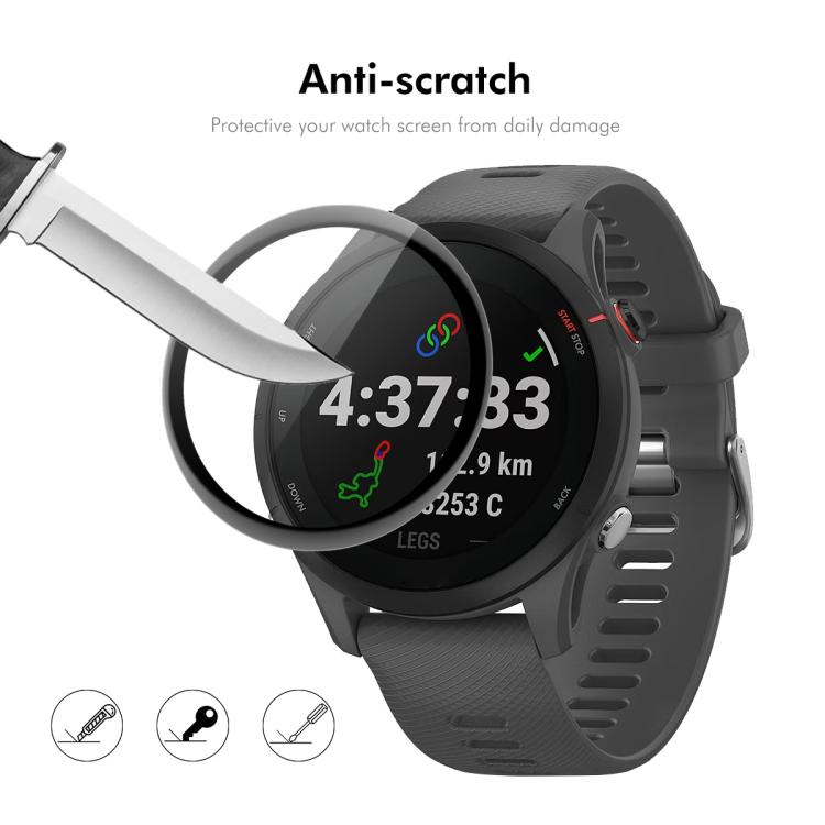 For Garmin vivoactive 6 10pcs ENKAY 3D Full Coverage Soft PC Edge PMMA HD Screen Protector Film