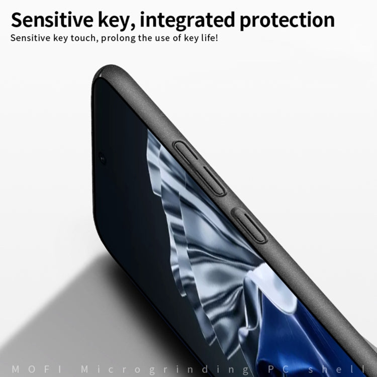 For Huawei P60 / P60 Pro MOFI Fandun Series Frosted PC Ultra-thin All-inclusive Phone Case(Blue)