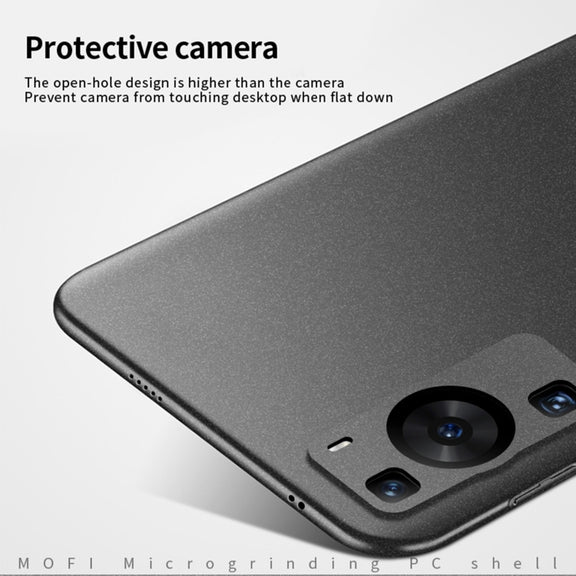 For Huawei P60 / P60 Pro MOFI Fandun Series Frosted PC Ultra-thin All-inclusive Phone Case(Blue)
