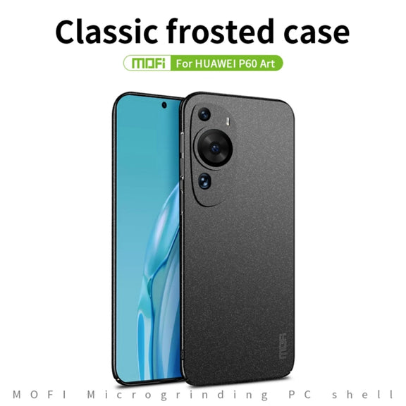 For Huawei P60 Art MOFI Fandun Series Frosted PC Ultra-thin All-inclusive Phone Case(Blue)