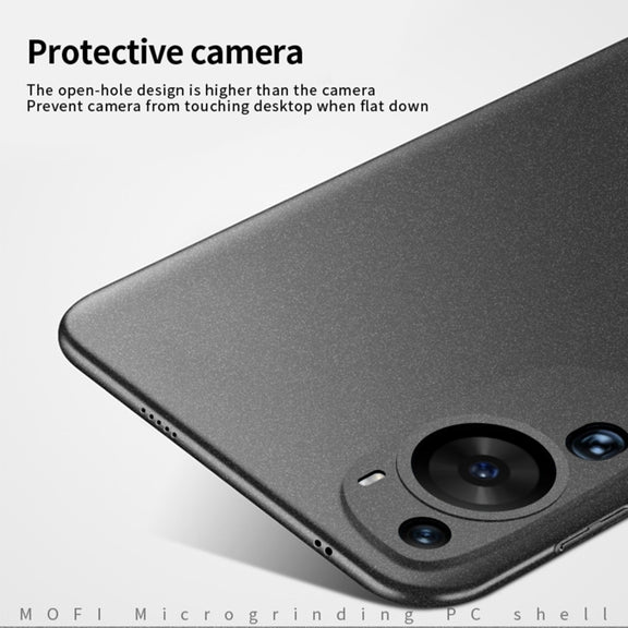 For Huawei P60 Art MOFI Fandun Series Frosted PC Ultra-thin All-inclusive Phone Case(Blue)