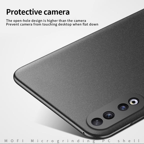 For Honor 90 MOFI Fandun Series Frosted PC Ultra-thin All-inclusive Phone Case(Black)