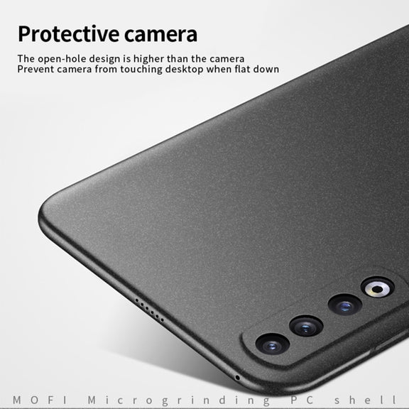 For Honor 90 Pro MOFI Fandun Series Frosted PC Ultra-thin All-inclusive Phone Case(Blue)