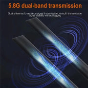 009 200m HD Video Transmitter Receiver WIFI 5.8 Wireless Display Dongle Adapter(AU Plug)
