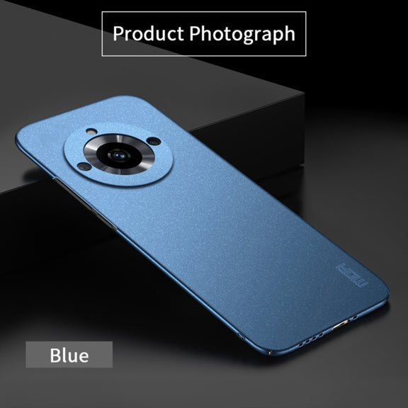 For Realme 11 Pro+ MOFI Fandun Series Frosted PC Ultra-thin All-inclusive Phone Case(Blue)